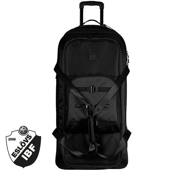 Eslövs IBF - UNIHOC Goalie Bag Dark Line large with wheels (120 L)
