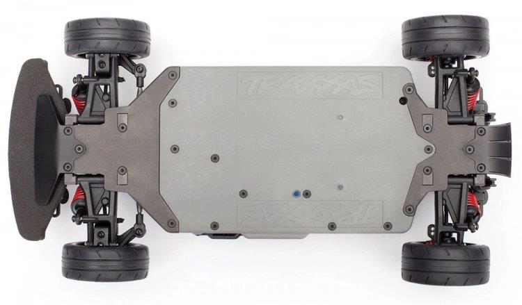 Traxxas 4-Tec 2.0 VXL 4WD TQi TSM utan Kaross, Batteri & Ladd - 13