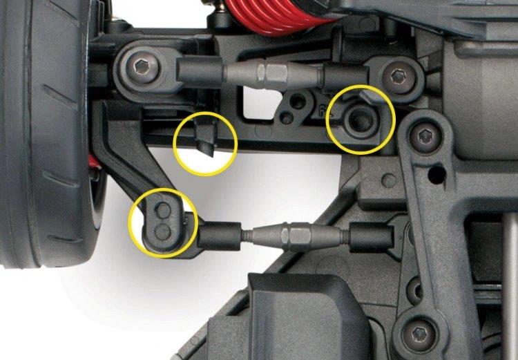 Traxxas 4-Tec 2.0 VXL 4WD TQi TSM utan Kaross, Batteri & Ladd - 11