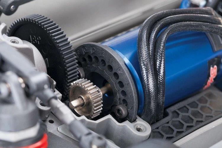 Traxxas 4-Tec 2.0 VXL 4WD TQi TSM utan Kaross, Batteri & Ladd - 16