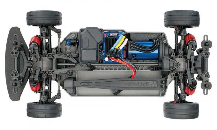 Traxxas 4-Tec 2.0 VXL 4WD TQi TSM utan Kaross, Batteri & Ladd - 3