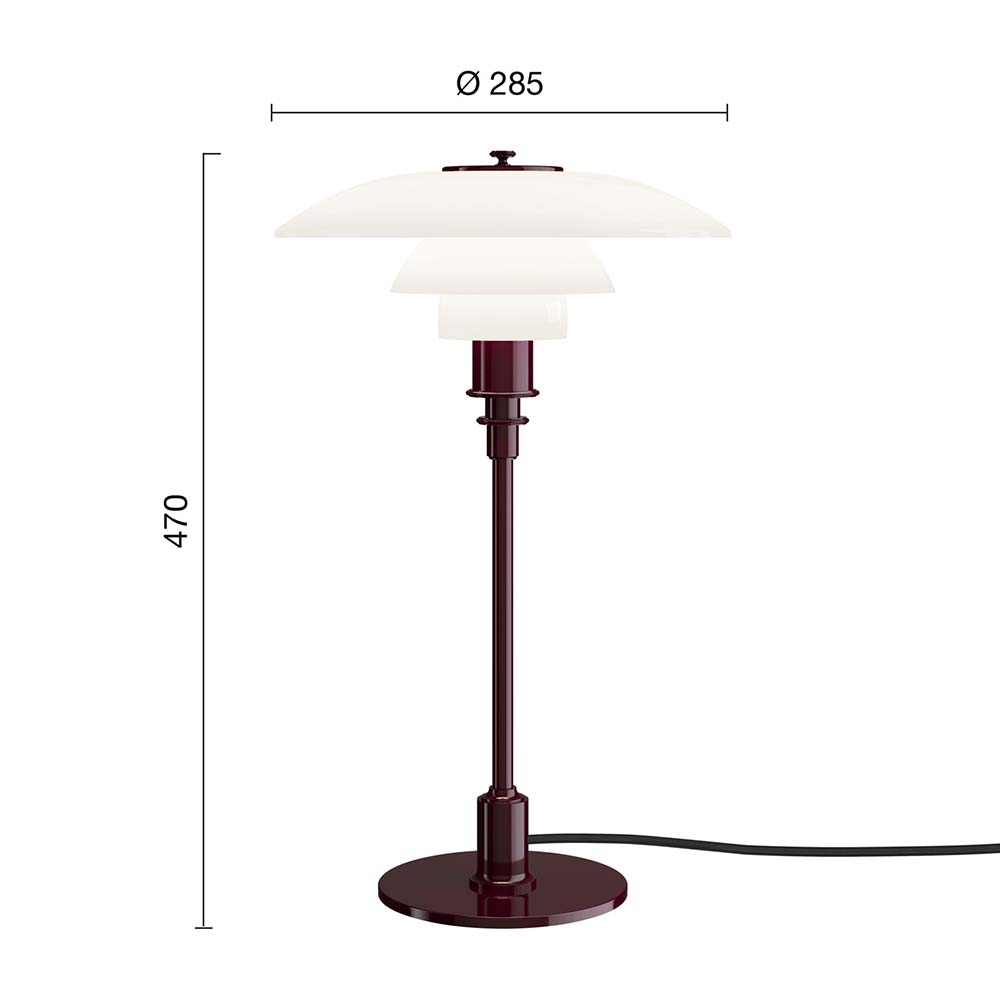 PH 3/2 Bordslampa Glossy (flera färger) - Louis Poulsen - 10