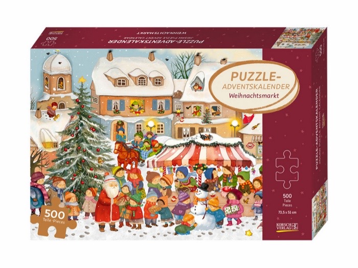 ADVENTSKALENDER PUSSEL - MOTIV JULMARKNAD