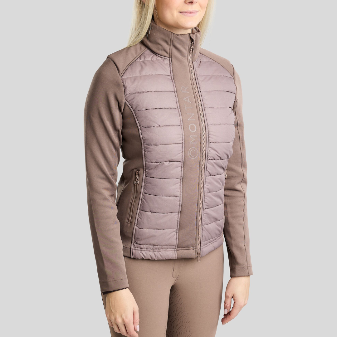 MONTAR EMMA HYBRID JACKET - NOUGAT BROWN