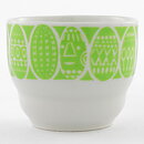  Raija Uosikkinen (Kauno 1962) Eggcup with Green Decor 5 cm  [Sample Images]