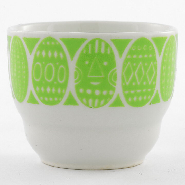  Raija Uosikkinen (Kauno 1962) Eggcup with Green Decor 5 cm  [Sample Images]