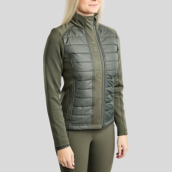 MONTAR EMMA HYBRID JACKET - FOREST GREEN
