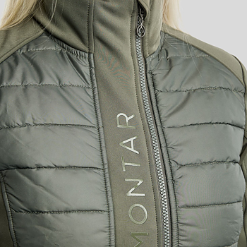 MONTAR EMMA HYBRID JACKET - FOREST GREEN