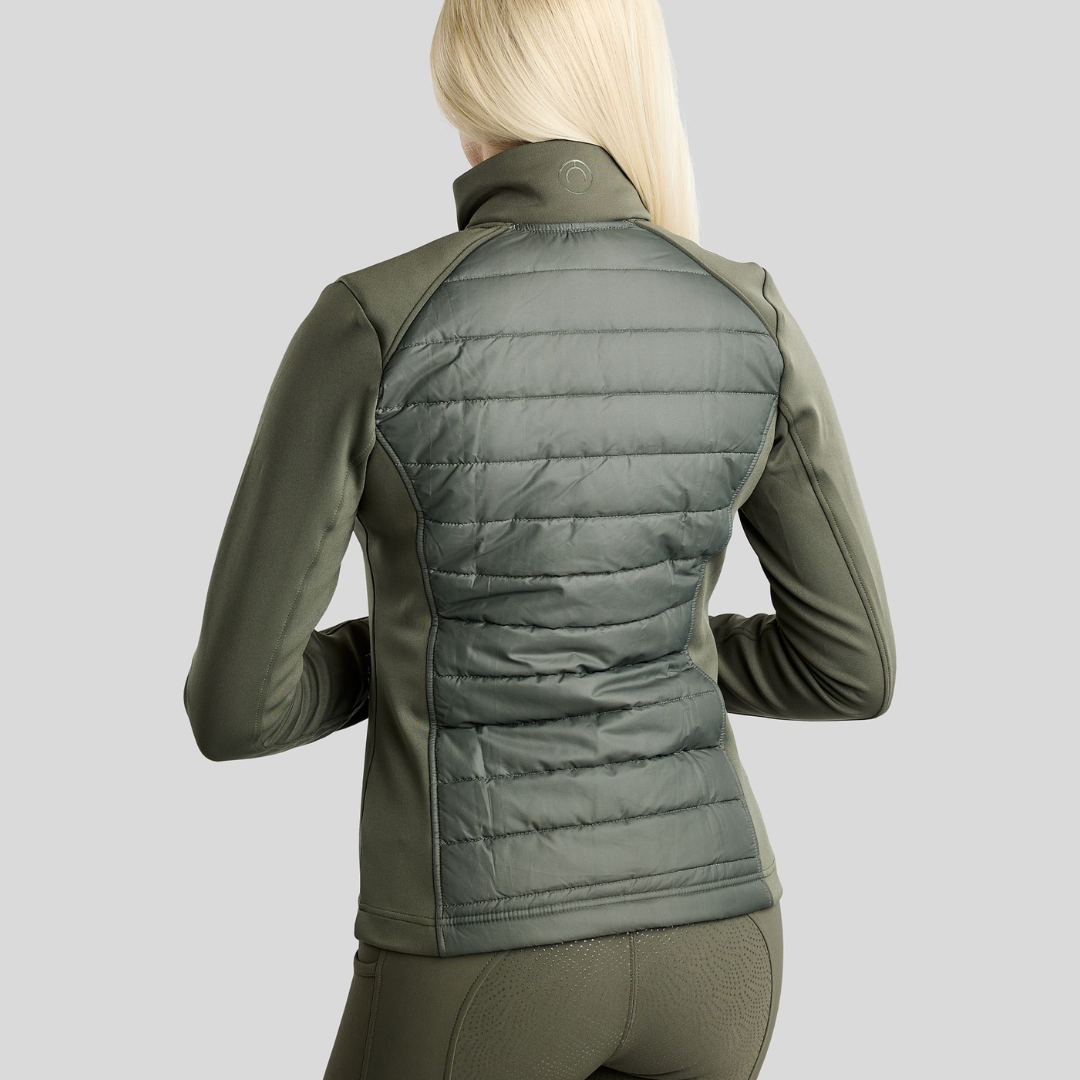 MONTAR EMMA HYBRID JACKET - FOREST GREEN - 4