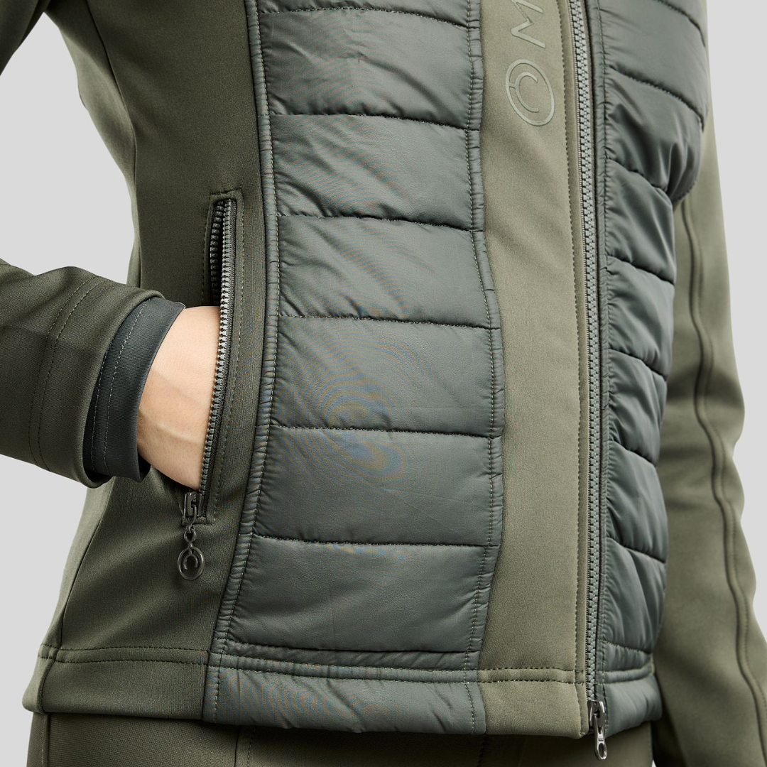 MONTAR EMMA HYBRID JACKET - FOREST GREEN - 3