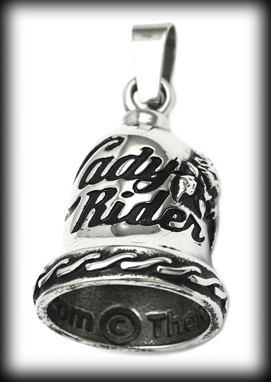 Lady rider - Angel bell / Guardian bell smycke i rostfritt stål.