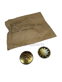 M38A1 Dash Plug Button (pair) NOS