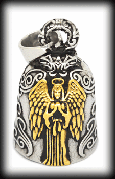 Ängel - Angel bell / Guardian bell smycke i guldpläterat rostfritt stål.