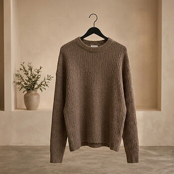 Mila tröja taupe one size