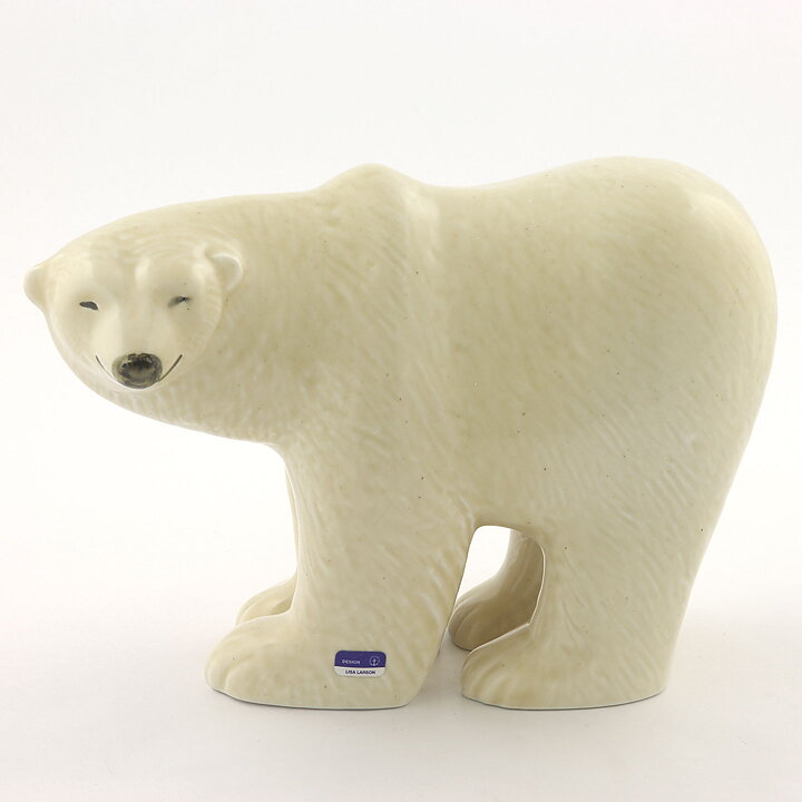 Lisa Larson (Skansen 1976) Playful Polar Bear 22/15 cm (2)