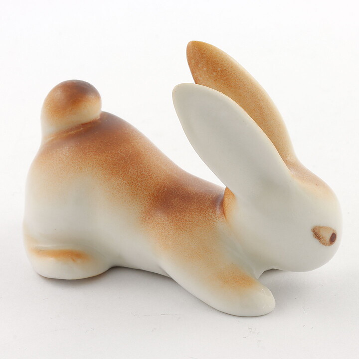 Raili Eerola (Arabia 1960s) Heartwarming Hare 9 cm (2)