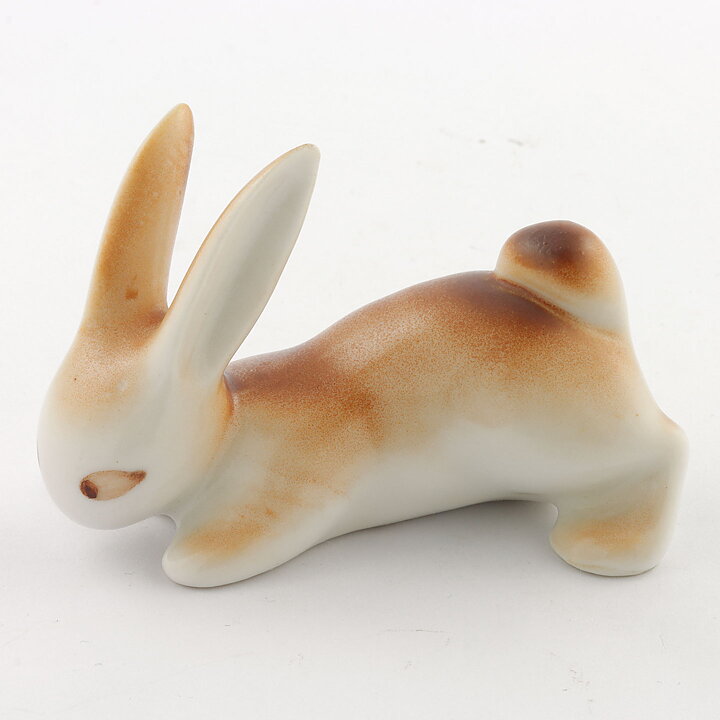 Raili Eerola (Arabia 1960s) Heartwarming Hare 9 cm (2)