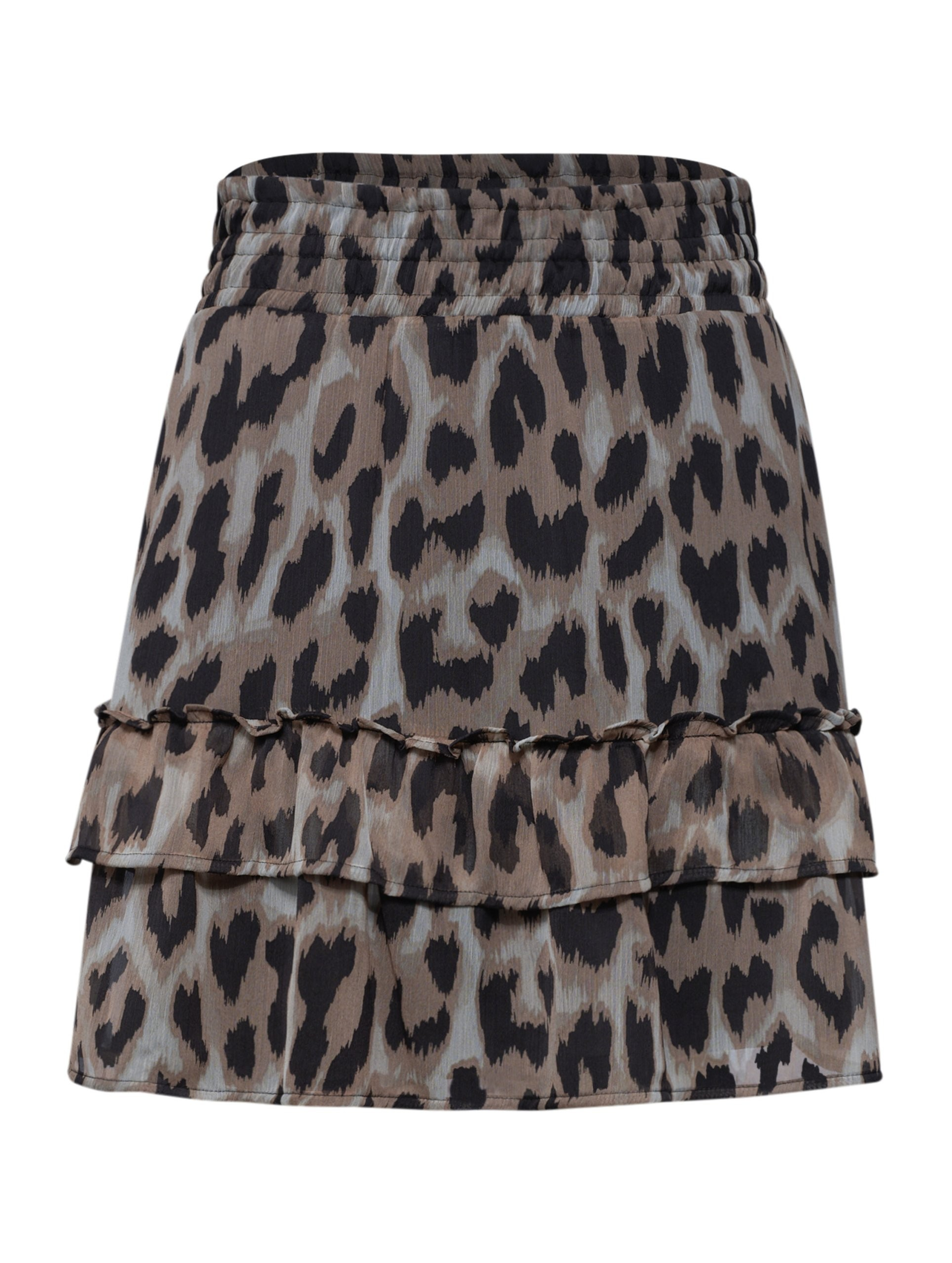 Animal Print Chiffon Skirt - Street One - 3