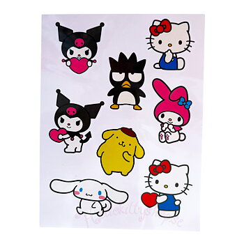 Hello Kitty and Friends Temporära Tatueringar – 8 Designer
