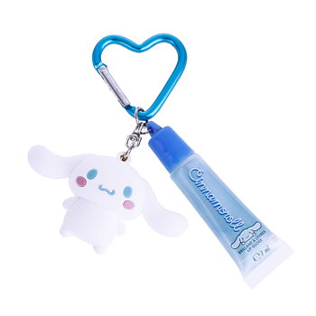 Cinnamoroll Läppglans med 3D-Nyckelring - Blåbärssmak 7 ml 