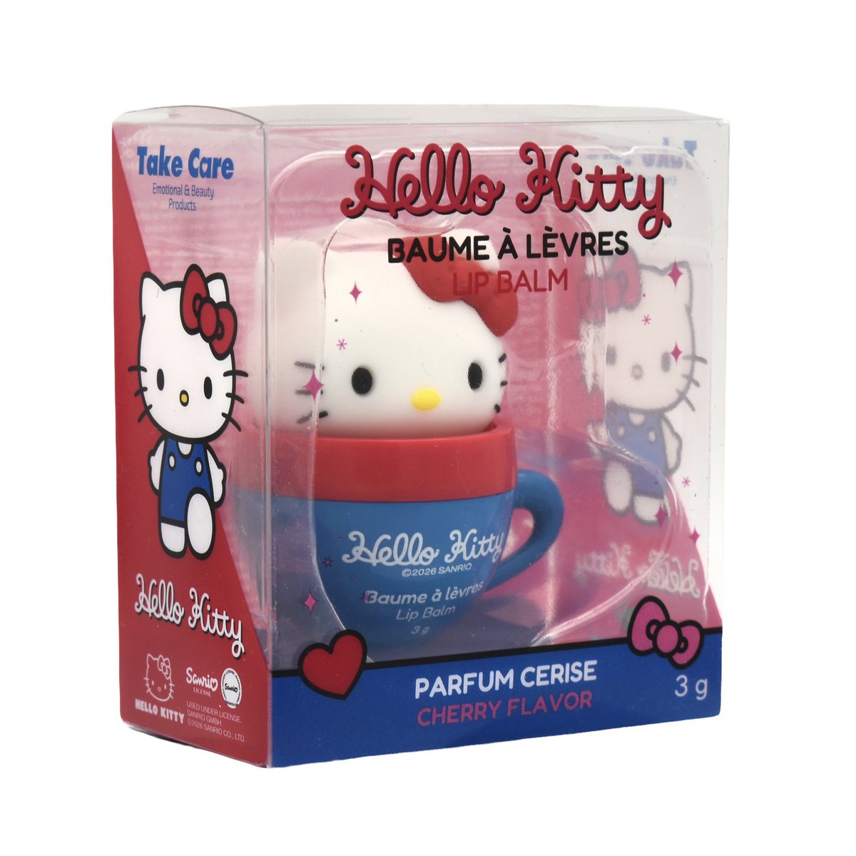Hello Kitty Läppbalsam i Presentförpackning - Körsbär 3 g - 6