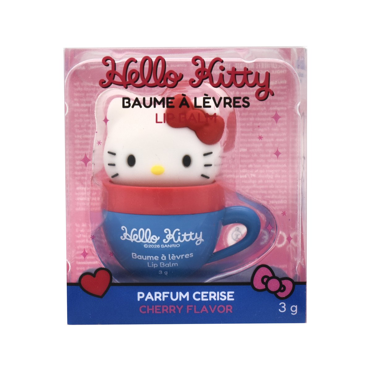 Hello Kitty Läppbalsam i Presentförpackning - Körsbär 3 g - 4