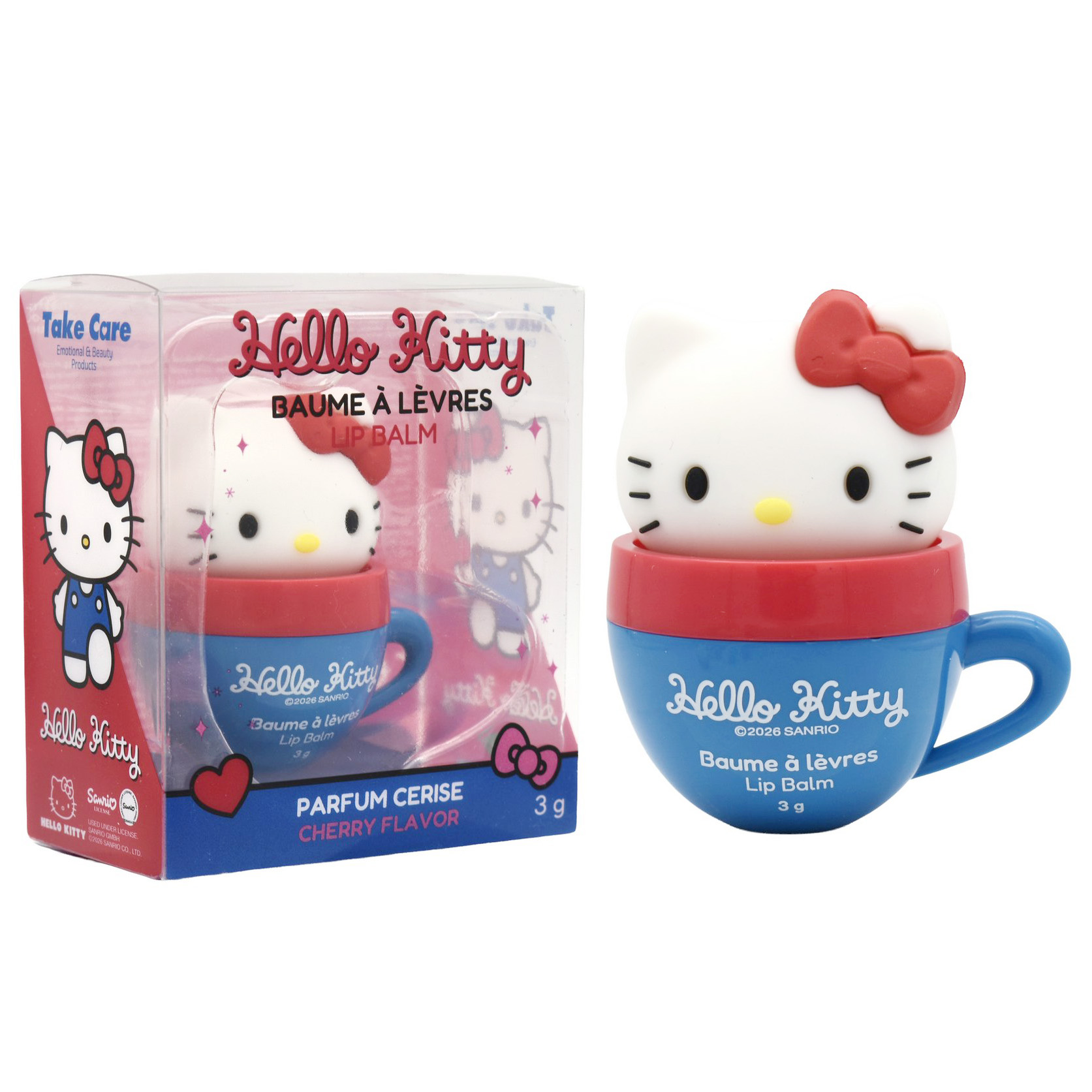 Hello Kitty Läppbalsam i Presentförpackning - Körsbär 3 g