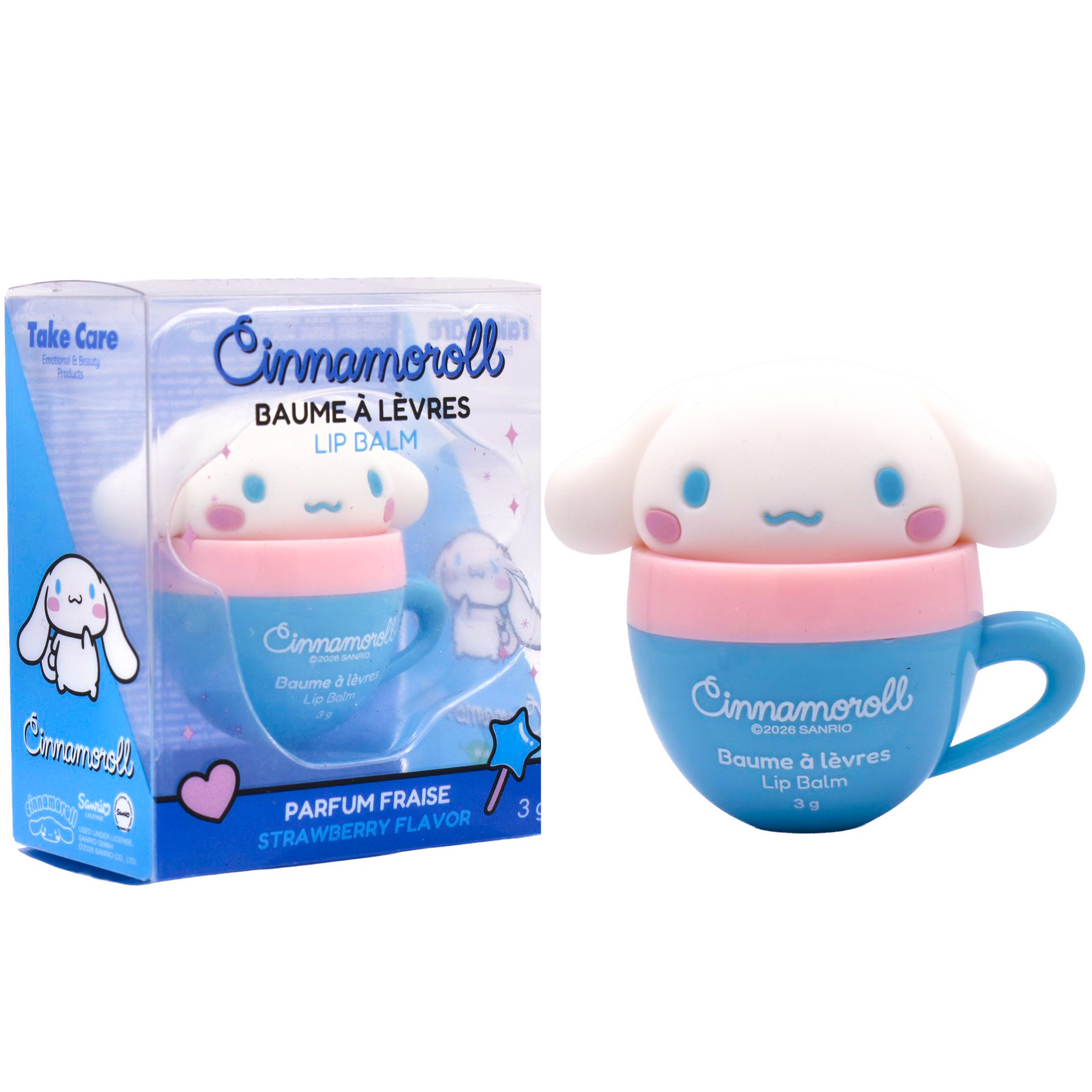 Cinnamoroll Läppbalsam i Presentförpackning - Jordgubb 3 g