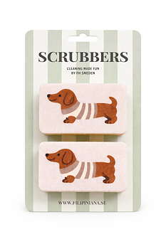 Sponge dachshund set/2