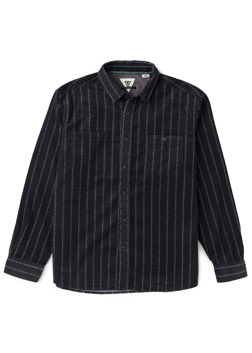 Vissla shirt Rails cord printed phantom
