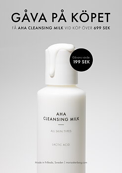 Köpgåva AHA Cleansing Milk - vid köp av MARIA ÅKERBERG 699kr, värde 199kr