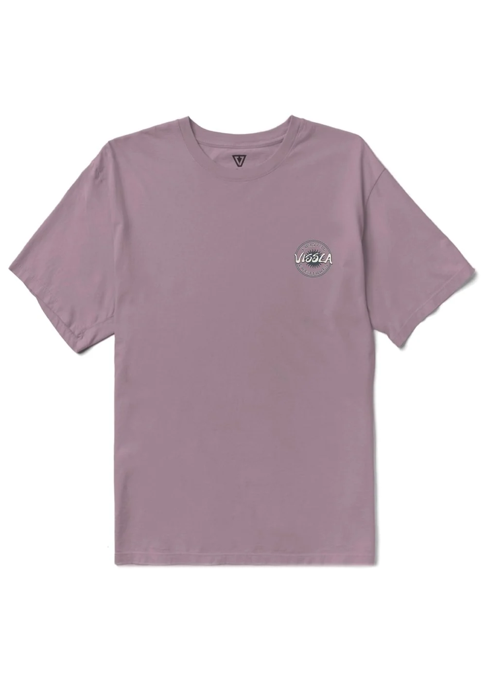 Vissla t-shirt Costal Creatures organic plum