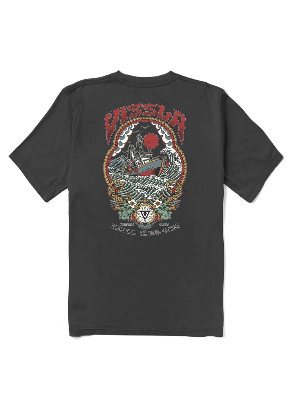 Vissla t-shirt High water organic phantom - 2