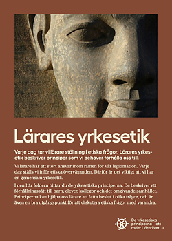 Lärares yrkesetik – folder