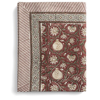 Bomullsduk Tangier Pomegranate Red & Green
