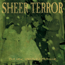 Sheer Terror - Old, New, Borrowed And Blue - LP (clear pink w/ green swirl))