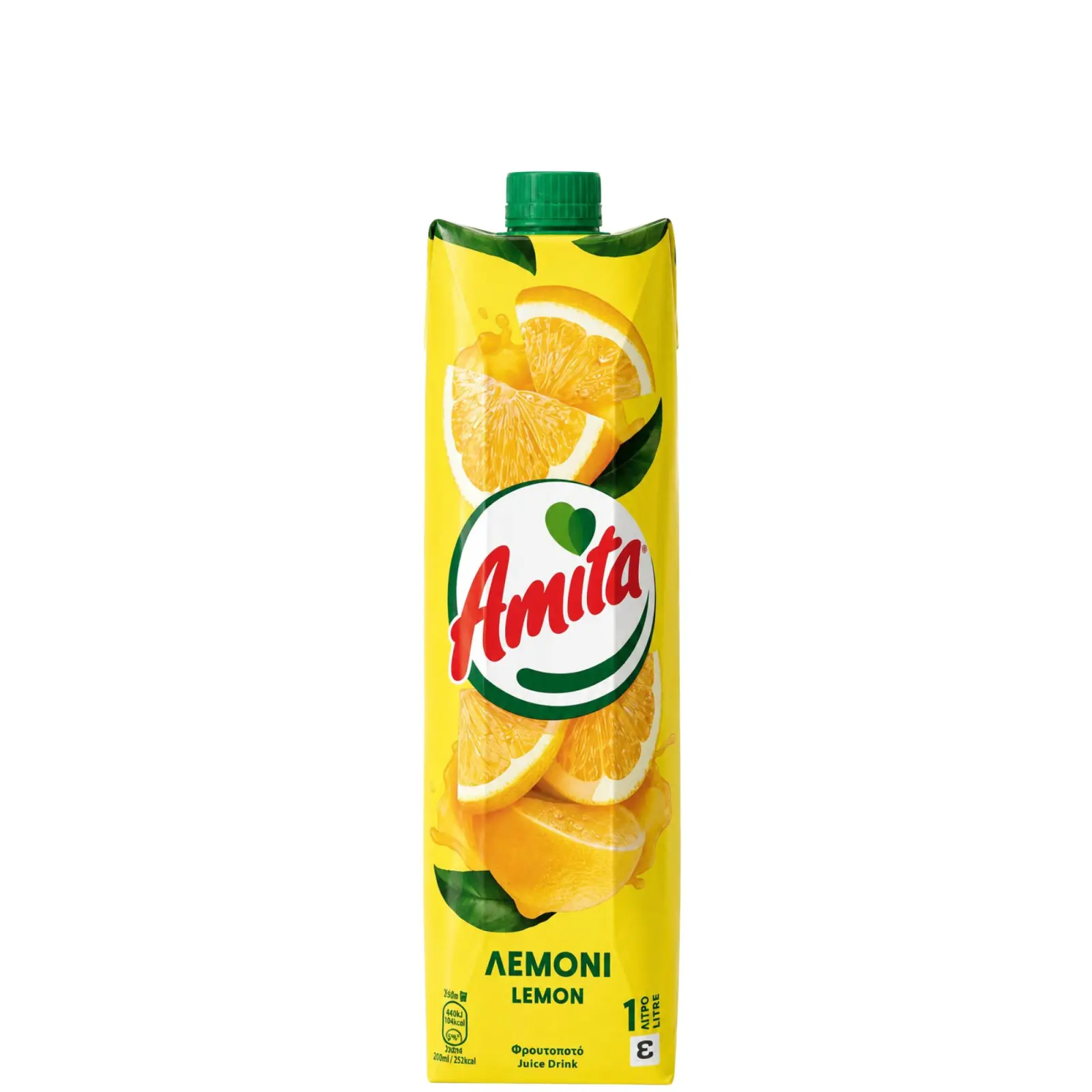 Grekisk fruktdryck med frisk och syrlig citronsmak. 1 Lit