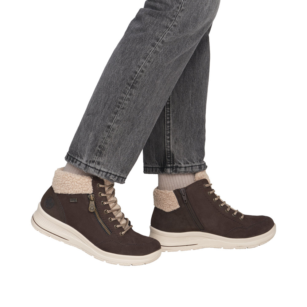 Rieker Damboots Varmfodrad Brun - 10