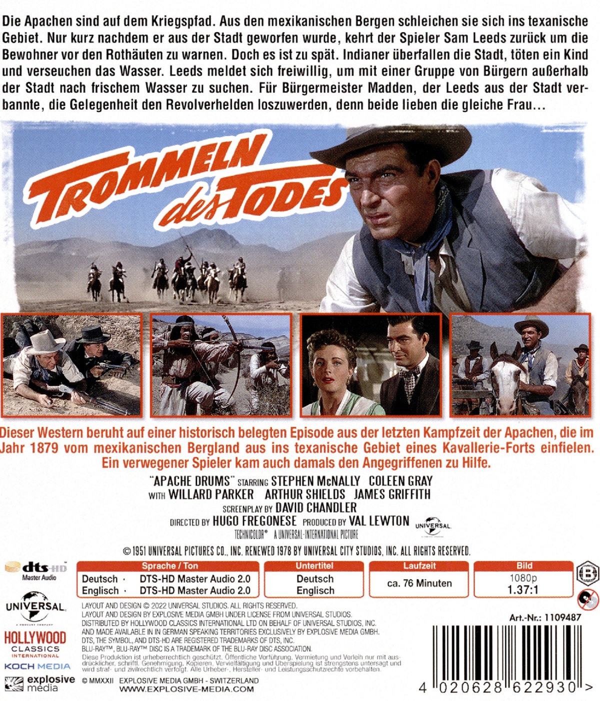 Apache Drums (ej svensk text) (Blu-ray) - 2