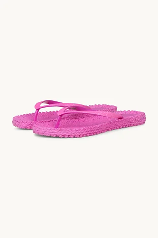 Flip Flops med Glitter - Azalea Pink