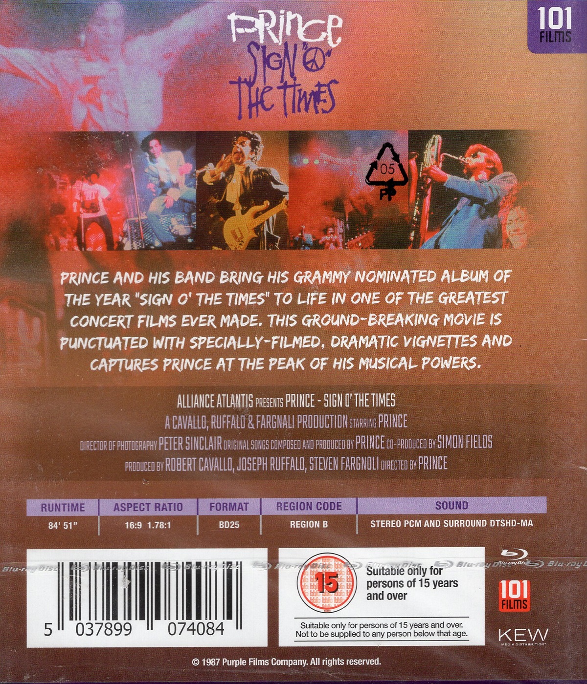 Sign 'O' the Times (ej svensk text) (Blu-ray) - 2