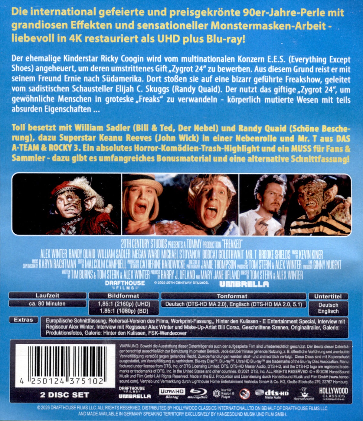 Freaked (ej svensk text) (4K Ultra HD + Blu-ray) - 2