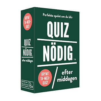 QuizNödig – Efter middagen
