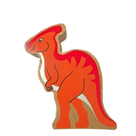 Trädjur Dinosaur  Parasaurolophus FSC trä från Lanka Kade – Pedagogiska träleksaker | KoKoBello