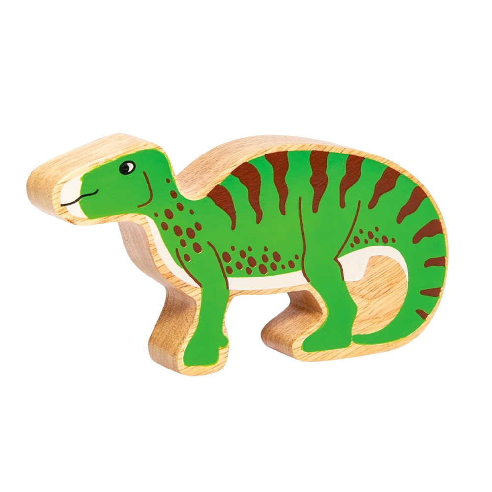 Trädjur Dinosaur  Iguanodon FSC trä från Lanka Kade – Pedagogiska träleksaker | KoKoBello