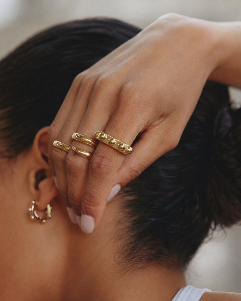 Stud Ring - Gold - Edblad - 3