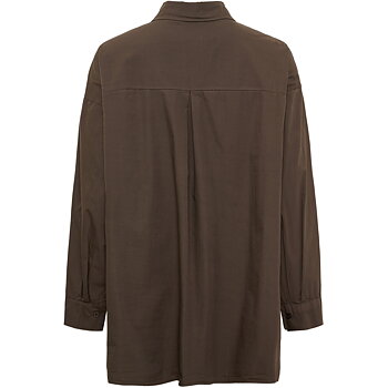 Lissa oversized shirt - brown