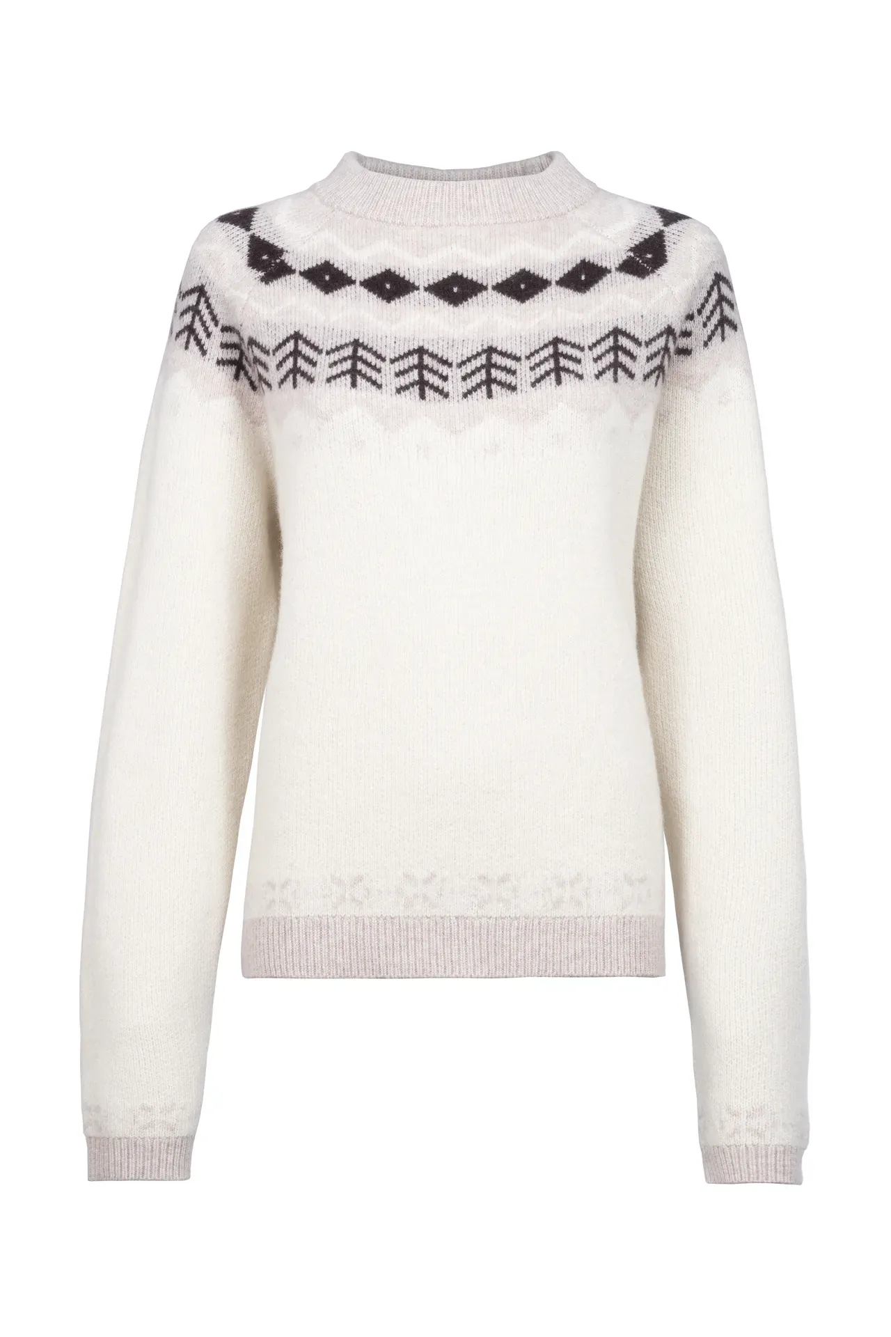 Ulltröja Cavallo CAVALDENA off white front