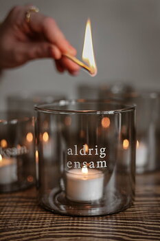 Ljuslykta Aldrig ensam - Majas lyktor/ organisationen Aldrig Ensam
