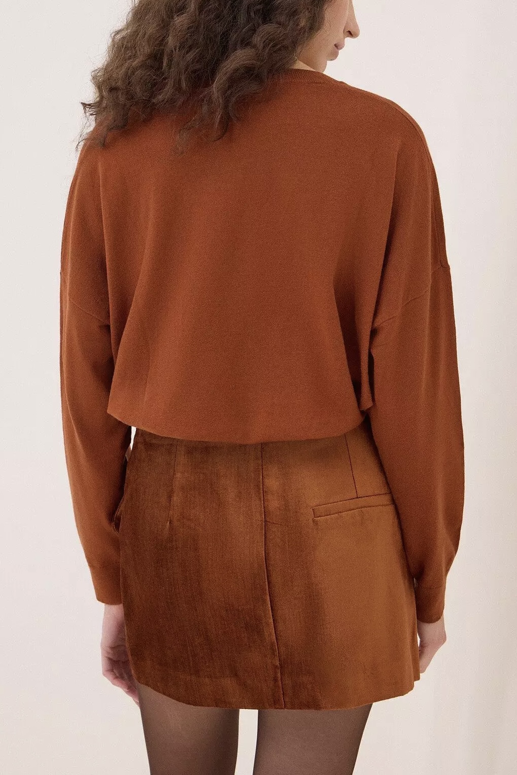 OttodÁme - Oversized V-Neck Sweater - 3